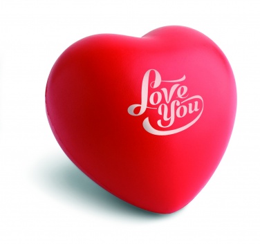 Logo trade promotional merchandise photo of: Anti-stress heart PU material