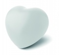 Anti-stress heart PU material, White