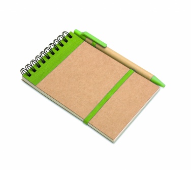 Logotrade corporate gifts photo of: A6 recycled notepad with pen