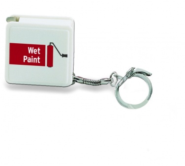 Logo trade business gift photo of: Key ring w/ flexible ruler 1m, Vantaa