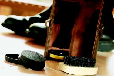 Logo trade promotional giveaways picture of: Shoe polish kit