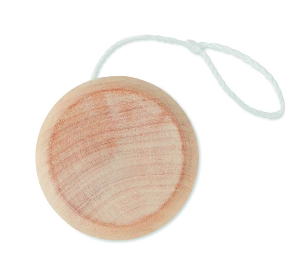 Logo trade promotional merchandise image of: Wooden yoyo