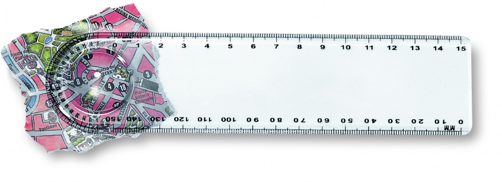 Logotrade promotional gift picture of: Ruler with magnifier