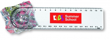 Logo trade promotional item photo of: Ruler with magnifier