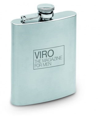 Logo trade promotional products image of: Slim hip flask 200ml