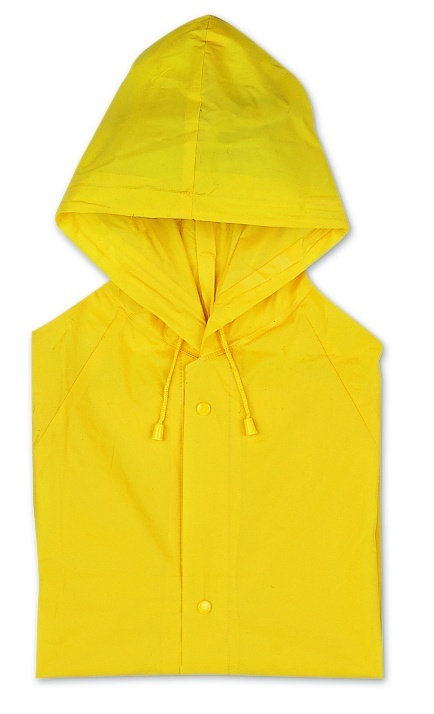 Logo trade business gift photo of: PVC raincoat with hood