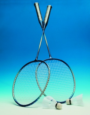 Logo trade promotional giveaways image of: 2 player badminton set