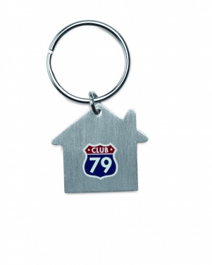 Logotrade promotional giveaway picture of: Metal key holder house Lahti