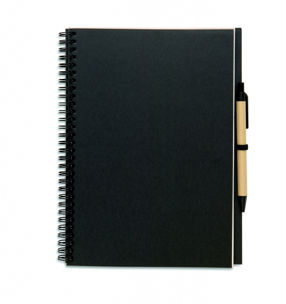 Logotrade corporate gift picture of: Recycled notebook with pen