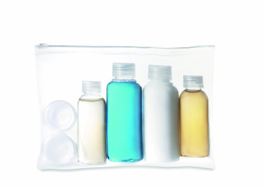 Logo trade advertising products image of: Travelling pouch with bottles