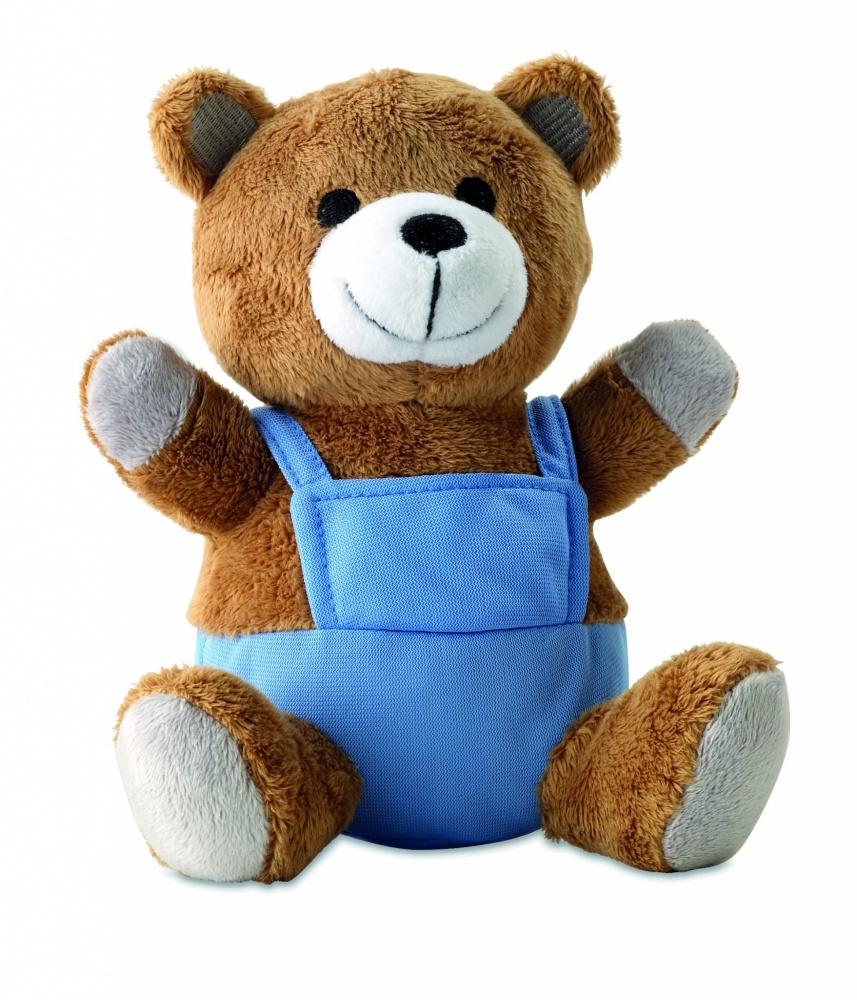 Logo trade promotional gift photo of: Bear plush w/ advertising pants