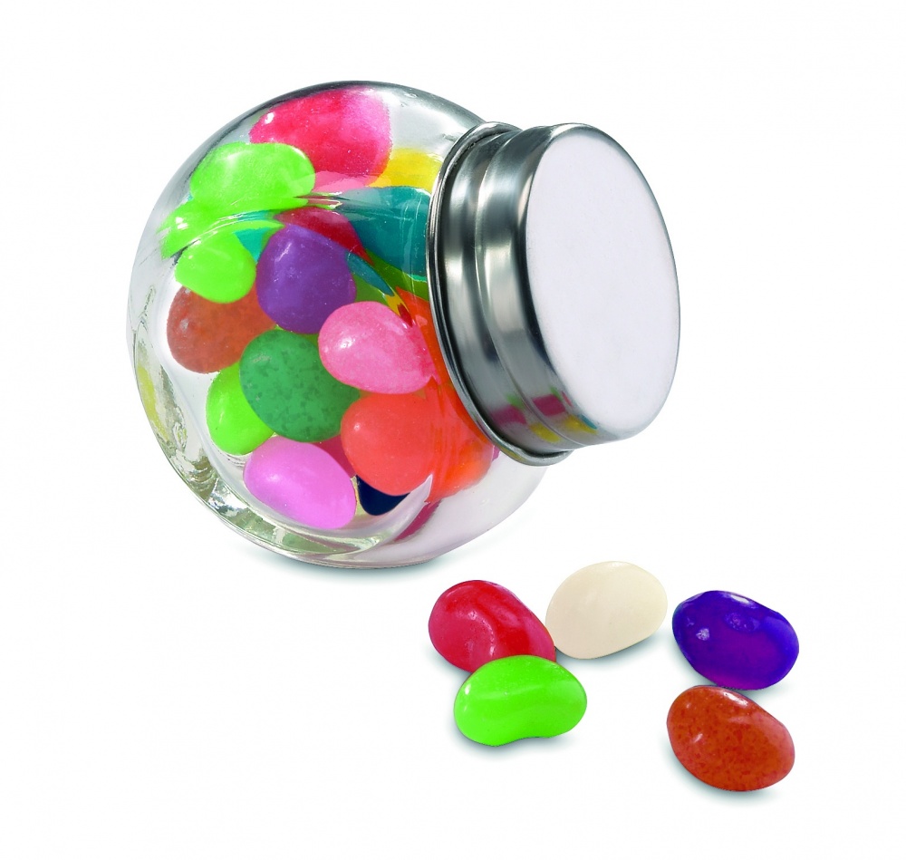 Logotrade promotional merchandise picture of: Glass jar with jelly beans