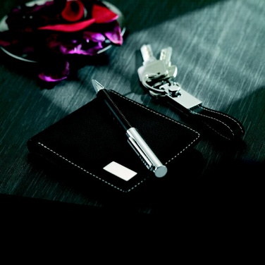 Logo trade promotional gifts picture of: Ball pen key ring and wallet