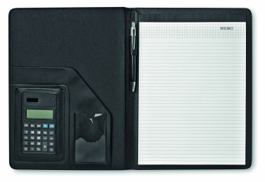 Logo trade corporate gifts picture of: A4 conference folder calculator