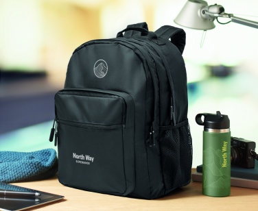 Logotrade promotional gift image of: 300D RPET laptop backpack