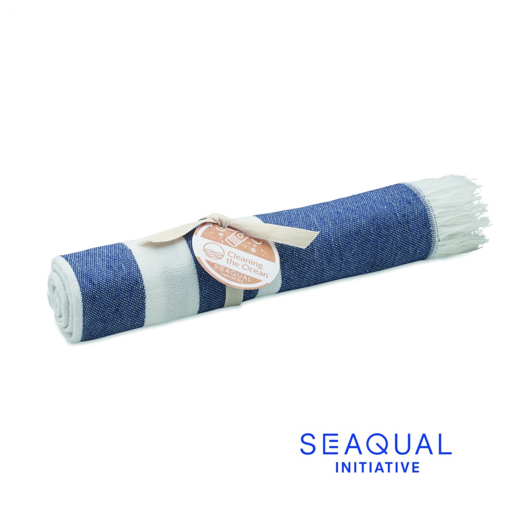 Logo trade promotional gift photo of: SEAQUAL® hammam towel 100x170