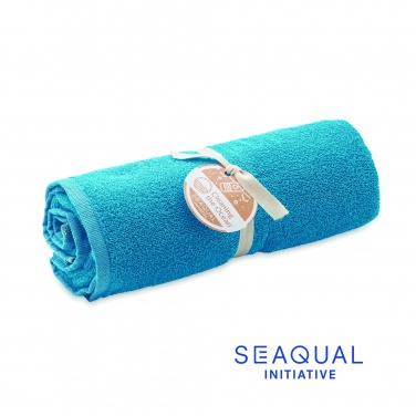 Logo trade corporate gifts image of: SEAQUAL® towel 100x170cm