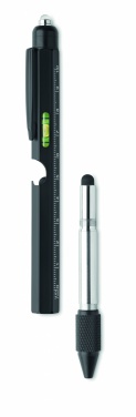 Logo trade corporate gift photo of: Spirit level pen with ruler