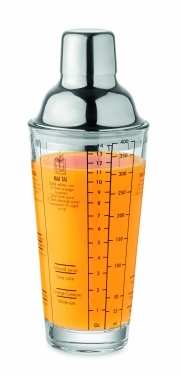 Logotrade promotional merchandise photo of: Glass cocktail shaker 400 ml