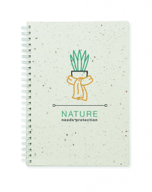 Logotrade business gift image of: A5 seed paper cover notebook