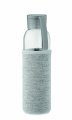 Recycled glass bottle 500 ml, Grey