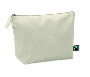 Logo trade promotional giveaways image of: Cosmetic bag Fairtrade