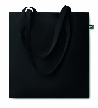 Logo trade promotional items image of: Fairtrade shopping bag140gr/m²