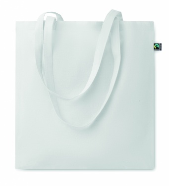 Logo trade promotional gifts image of: Fairtrade shopping bag140gr/m²