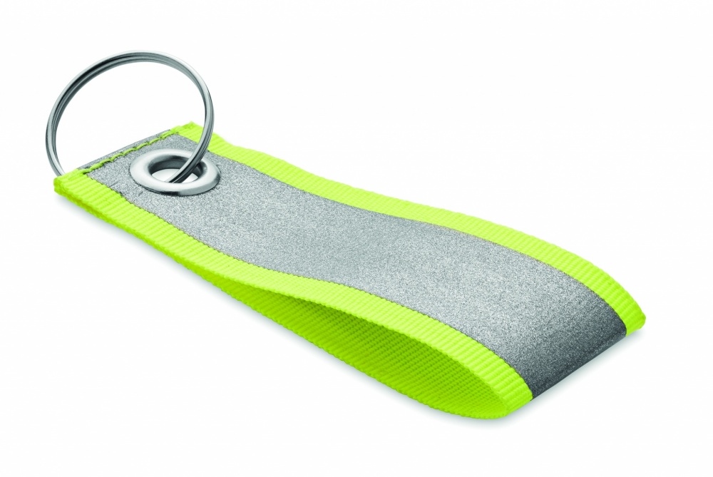 Logo trade advertising products picture of: Reflective key ring Rovaniemi