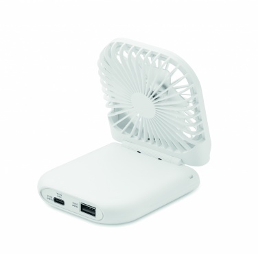 Logo trade promotional merchandise photo of: Portable foldable or desk fan