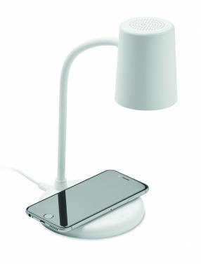 Logotrade corporate gift picture of: Wireless charger, lamp speaker