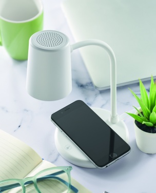 Logo trade promotional items picture of: Wireless charger, lamp speaker