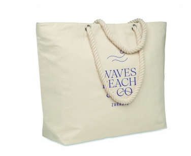 Logo trade promotional merchandise image of: Beach cooler bag in cotton