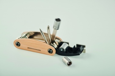 Logotrade corporate gift image of: Multi tool pocket in bamboo