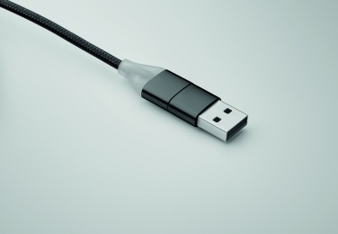 Logo trade business gifts image of: 4 in 1 charging cable type C