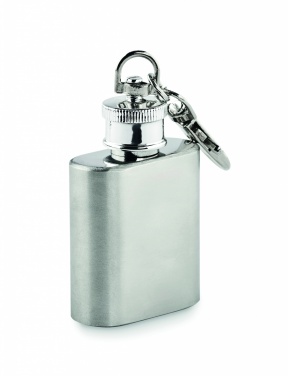 Logo trade promotional giveaway photo of: Hipflask key ring Joensuu