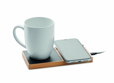 Logo trade promotional merchandise photo of: 1Wireless charger mug warmer