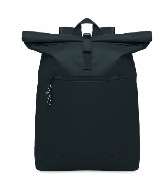 Logo trade corporate gifts picture of: 600Dpolyester rolltop backpack