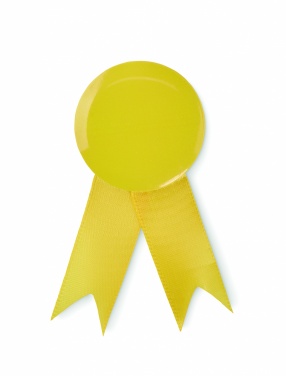 Logo trade promotional giveaway photo of: Ribbon style badge pin