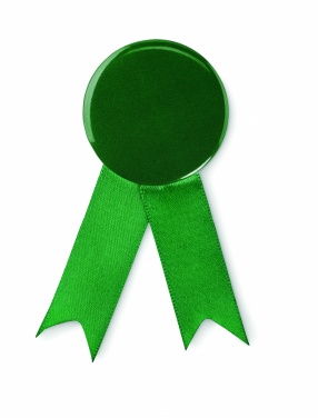 Logo trade advertising products picture of: Ribbon style badge pin