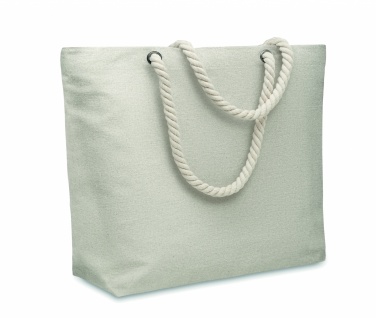 Logo trade advertising products image of: Cord handle beach bag 220gr/m²