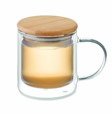 Logo trade promotional product photo of: Double wall borosilicate mug