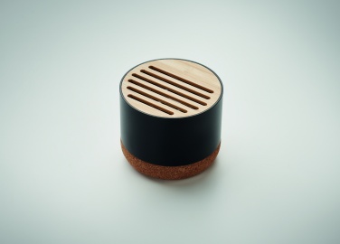 Logo trade promotional giveaway photo of: Cork and aluminium speaker