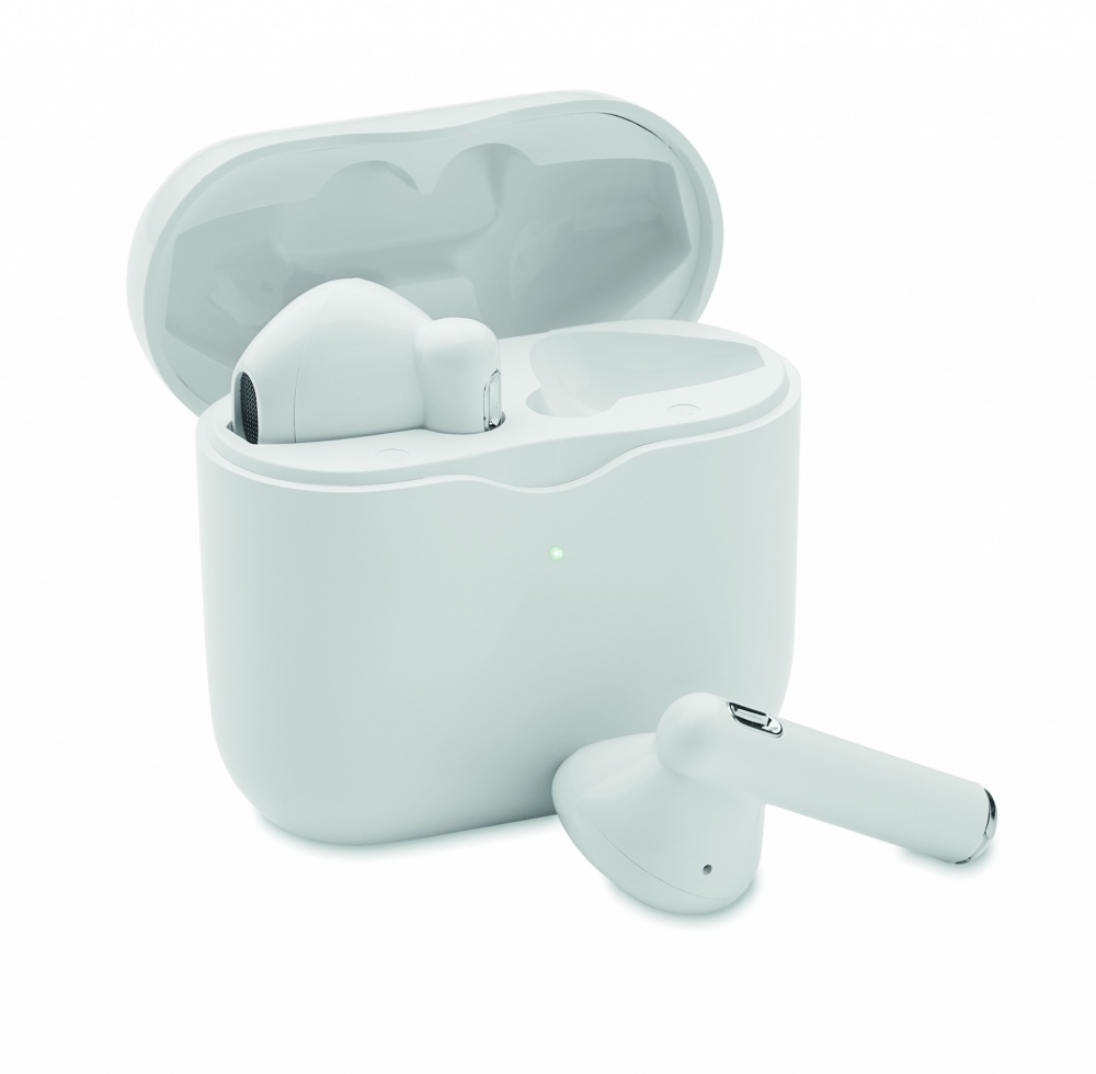 Logo trade advertising product photo of: TWS earbuds with charging base