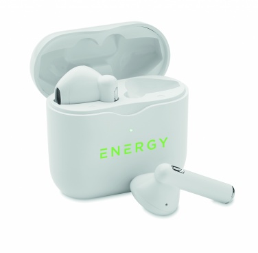 Logo trade promotional items picture of: TWS earbuds with charging base