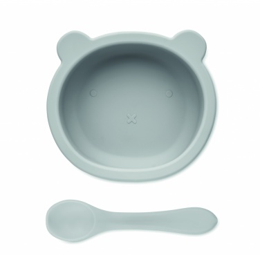 Logotrade advertising product image of: Silicone spoon, bowl baby set