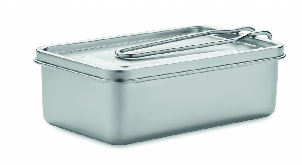 Logo trade advertising products picture of: Stainless steel lunch box