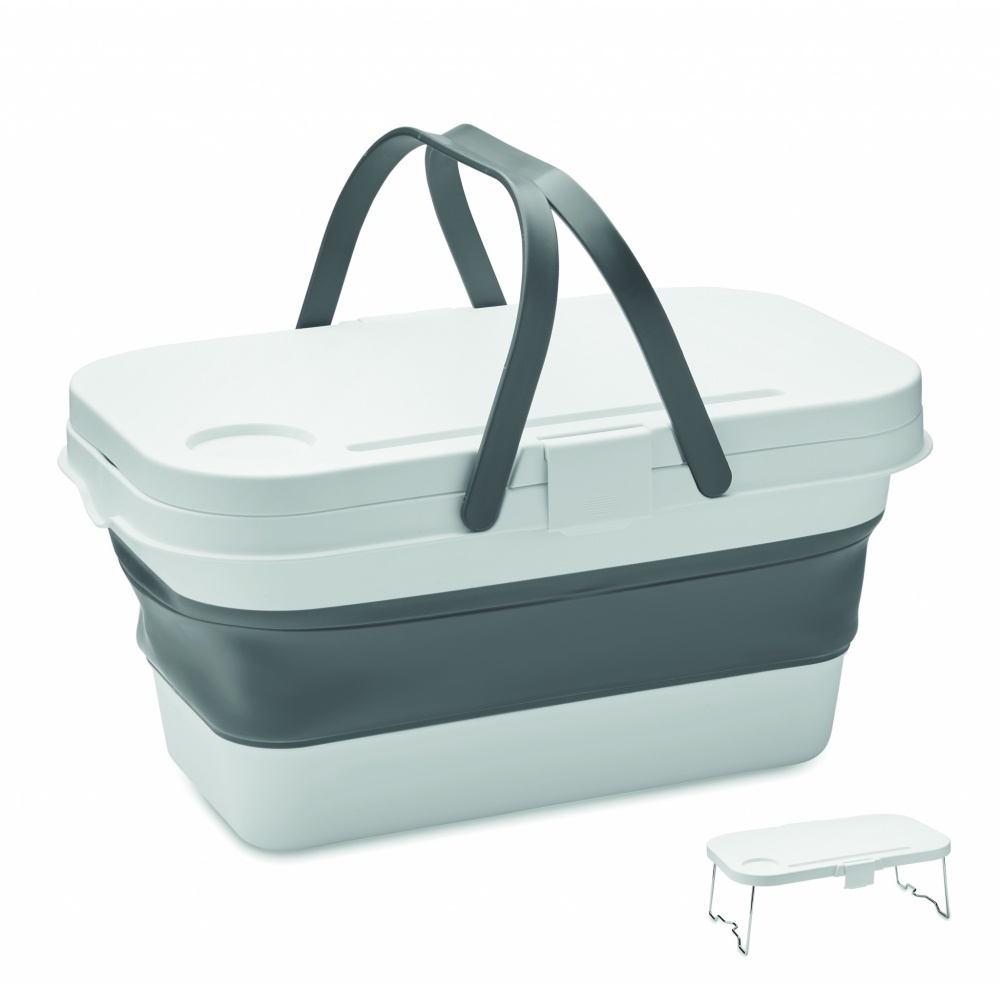 Logo trade promotional giveaways picture of: Collapsible picnic basket