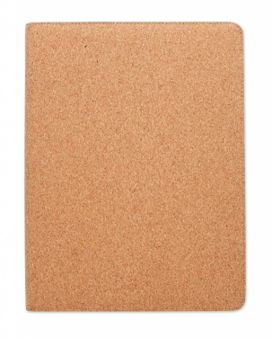 Logo trade promotional gifts image of: A4 cork conference folder