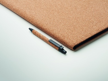 Logo trade promotional products image of: A4 cork conference folder